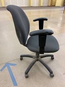 Used office chair with some damage ...