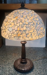 lot 82 image: Mosaic Table Lamp