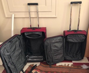 lot 136 image: RedMaroon Travelpro Luggage Set
