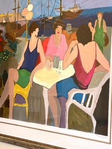 lot 28 image: Itzchak Tarkay Framed Artwork