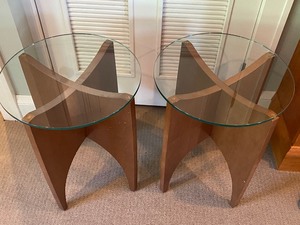 lot 46 image: Pair of Accent Tables