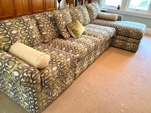 lot 45 image: Lazyboy Sectional with Lounger