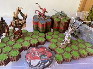 lot 44 image: Hero Scape Game Pieces