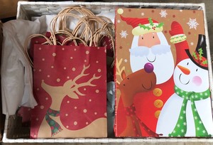 lot 258 image: Christmas Paper and Gift Box Lot