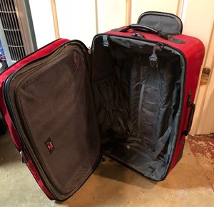 lot 270 image: Luggage Red Travelpro Roller Bag