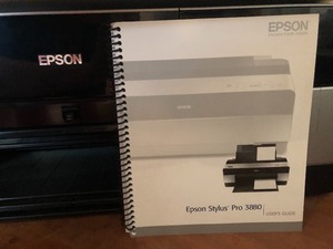 lot 287 image: Epson Stylus Pro 3880 Printer- Large Format Printer