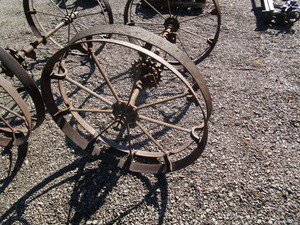 Vintage Equipment Axles