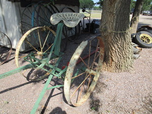 Vintage Implement Ride On Seat