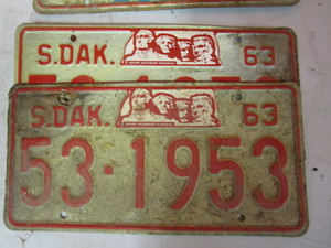 Vintage License Plates