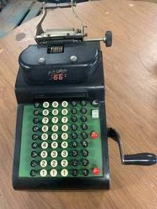 lot 13 image: PC Allen 66 Vintage Adding Machine