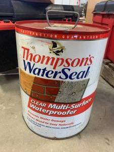 lot 50 image: 5 Gallon Thompson Water Seal Multi Surface Waterproofer
