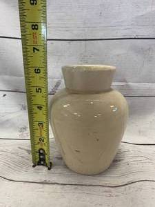lot 67 image: 1878-1905 Copenhagen Snuff Pottery Crock Jar