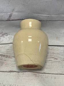 lot 68 image: 1878-1905 Copenhagen Snuff Pottery Crock Jar