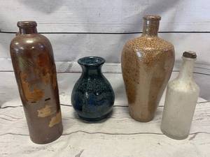 lot 70 image: Vintage Pottery & Very Old Bottles