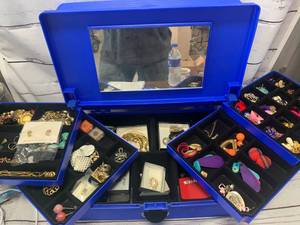 lot 73 image: Box full of Huge Lot of Jewelry