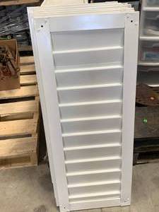 lot 110 image: Lot of 8 Metal Shutters 14 14 x 36