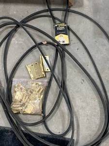 lot 119 image: Large Lot of Brass Hinges & V-Belts