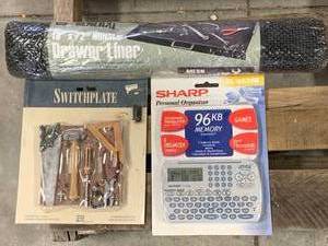 lot 122 image: Drawer Liner, Switch Plate, Personal Organizer