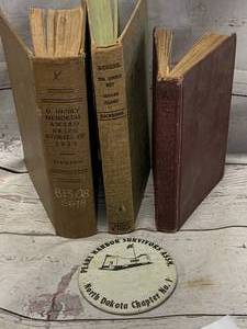 lot 127 image: Antique Books & Pearl Harbor Pin