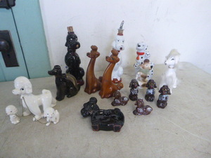 lot 49 image: Poodle Figurines