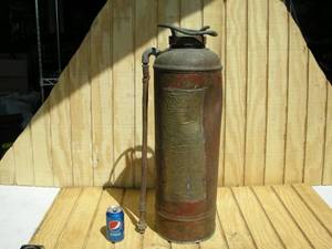 lot 12 image: Antique Foamite Fire Extinguisher