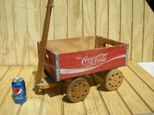 lot 13 image: Vintage CocaCola Whimsical Wagon