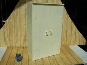 lot 31 image: Antique Wooden Storage Cabinet