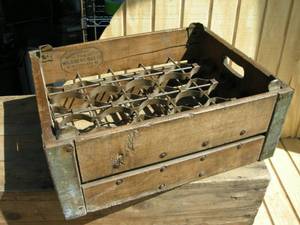 lot 63 image: Antique Stackable Crate