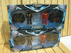 lot 100 image: 2 RC Battle Robot Sets