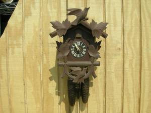 lot 108 image: Vintage Hubert Herr German Wall-Cuckoo Clock
