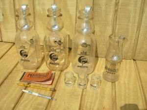 lot 114 image: Vintage Marigold Cream Jars - Collectables