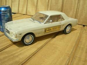lot 119 image: Vintage Ford Mustang Jim Beam Decanter