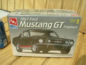 lot 120 image: AMTErtl 1967 Ford Mustang GT Fastback Model Kit
