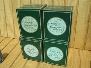 lot 121 image: Vintage Avon Christmas Memories Series 1981 - 1984