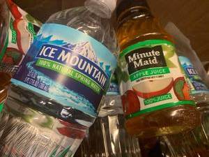 Apple Juice and Water