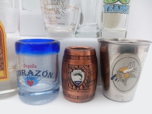 20 Shot Glasses - Featuring Exclusive 2pac Shakur Commemorative Shot Glass