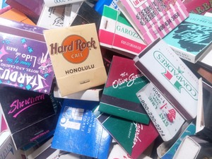 100s of Very Vintage Matchbooks