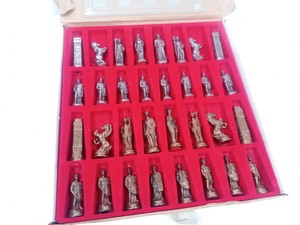 Beautiful Cast Metal Chess Set & New World Series Of Poker Set