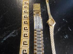 Sergio Valente Watch and 2 Bracelet...