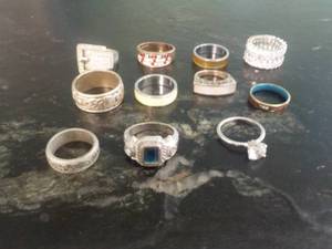 Costume Jewelry Rings...