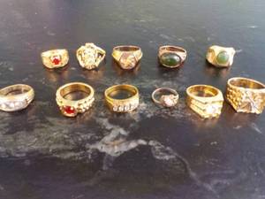 Costume Jewelry Rings...