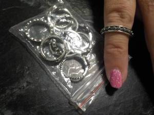 Costume Jewelry, Pinky Rings in a J...