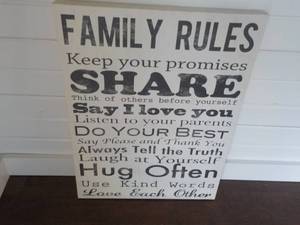 Family Wall Sign 17.5 x 23...