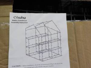 HUHU Walkin Greenhouse assembly re...