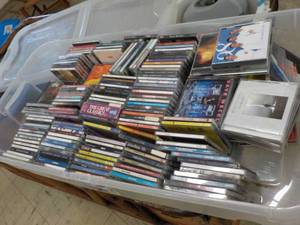 Tote with Cover of Cds...