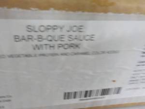 15 lb. Case of Frozen Sloppy Joe Ba...