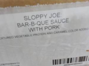 15 lb. Case of Frozen Sloppy Joe Ba...