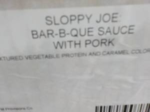 15 lb. Case of Frozen Sloppy Joe Ba...
