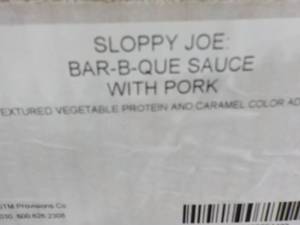 15 lb. Case of Frozen Sloppy Joe Ba...