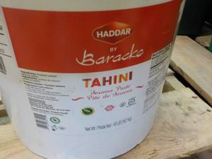 40 lb. Bucket Tahini Sesame Paste...